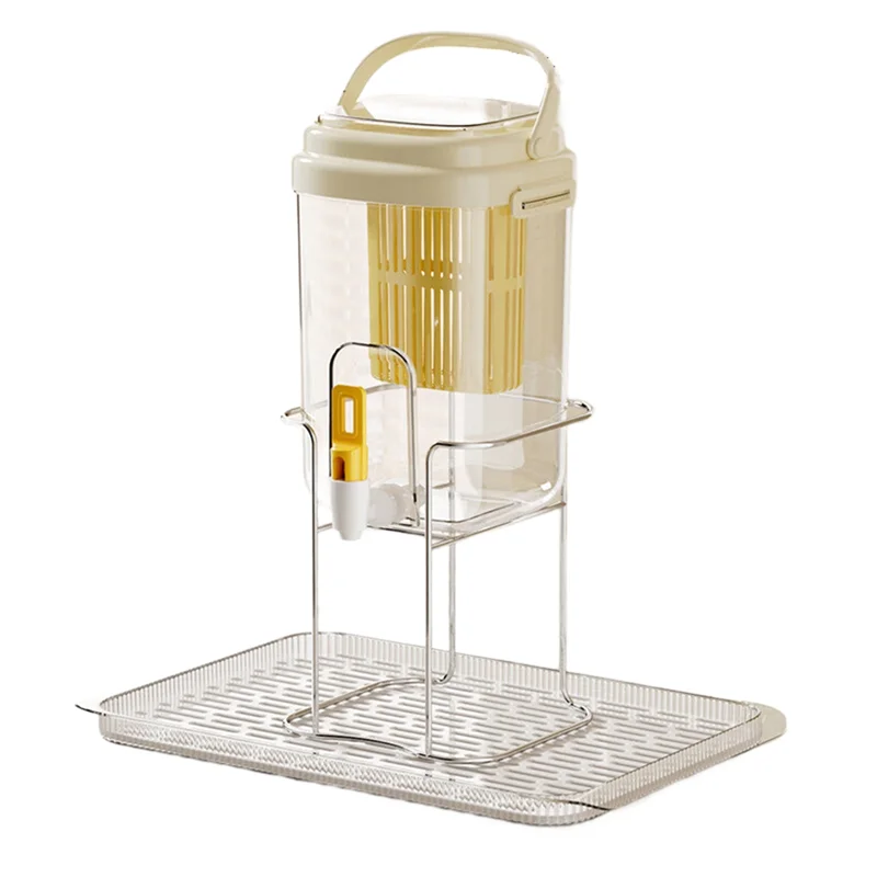 

Home Plastic Beverage Dispenser Cold Kettle With Faucet Filter Drink Container For B-AC08