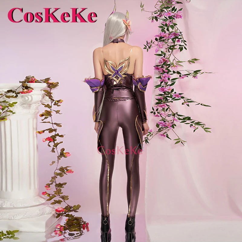 CosKeKe Katarina Du Couteau Cosplay Anime Game LOL Costume Fashion Sexy Unifrom Women Halloween Party Role Play Clothing S-XL