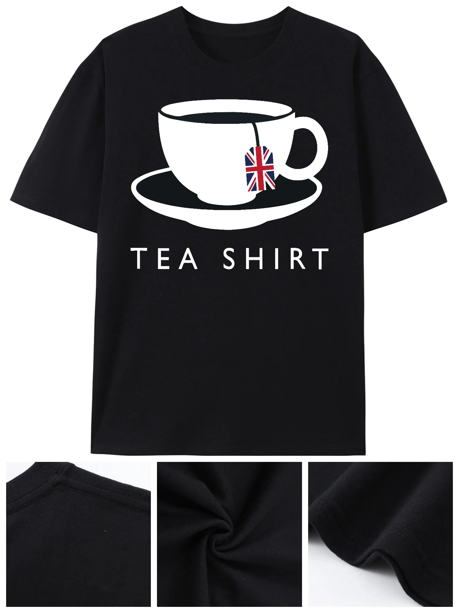 

I Love British Tea British Flag Fun Novelty Souvenir T-Shirt