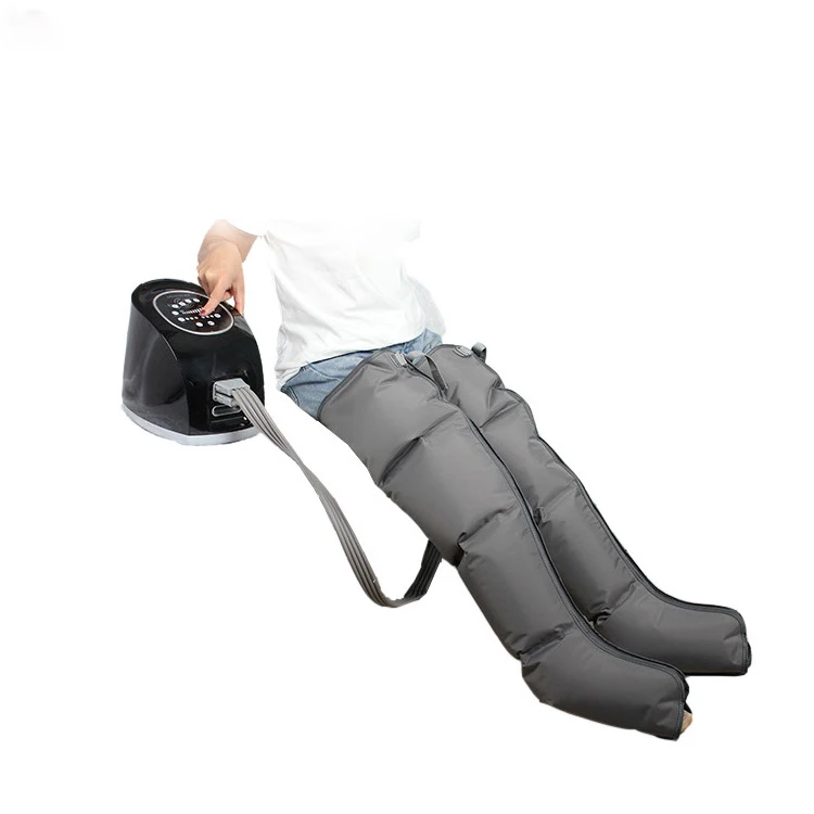 Sports Recovery Therapy System Air Compression Boots Blood Circulator Foot Leg Massager Machine for Sports Recovery Massage