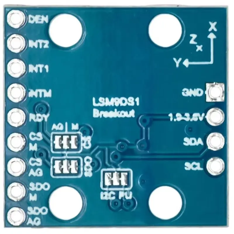 [B24B!】 High-Precision 9-Axis Sensor Module Acceleration GY-LSM9DS1 Accelerometer Gyroscope Module