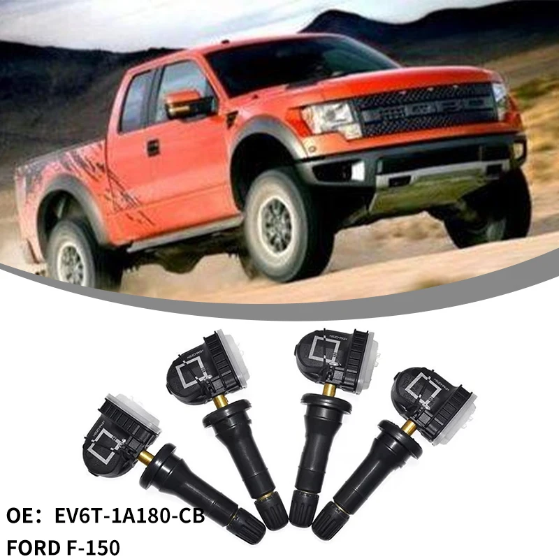

4 шт. TPMS EV6T-1A180-CB датчик давления в шинах для Ford B-MAX C-Max Ecosport F-150 Fiesta Focus EV6T 1A180 CB 433 МГц EV6T1A180CB