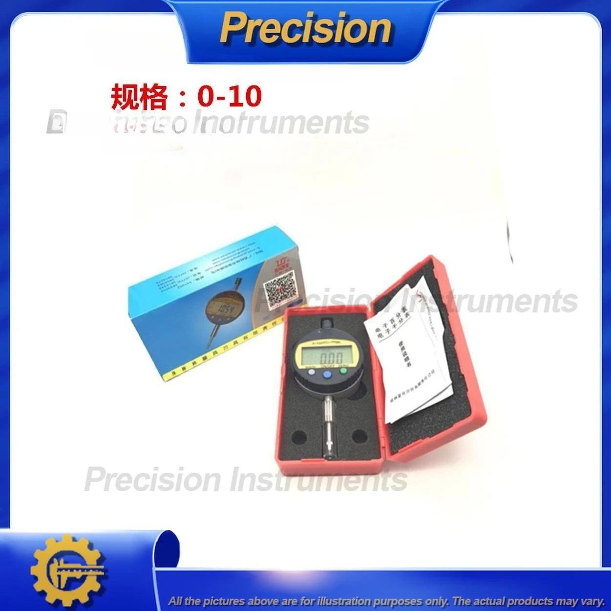 2026 Digital Dial Indicator Electronic Test Gauge 0-10mm 0-127mm 0-30mm 0-50mm Precision 001mm for Industrial Measurement