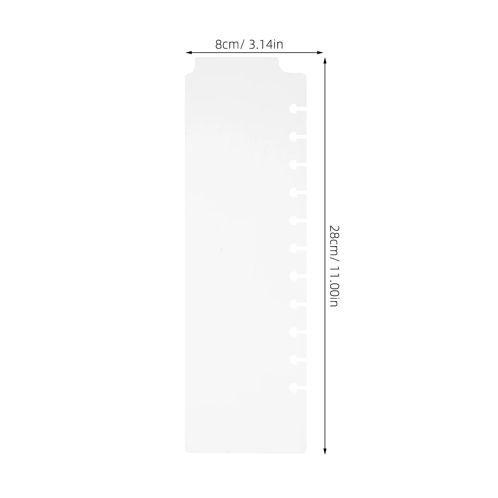 Cartelle divisorie in plastica compatte da 5 pezzi per studenti professionisti Accessori per agenda per notebook Divisori per cartelle raccoglitori