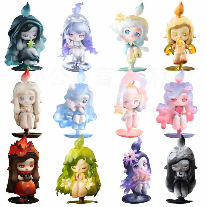 Chaka Chasing Light Elf Series Cute Internet Celebrity Handmade Blind Box Candlelight Trendy Toy Ornament Gift Birthday Gift