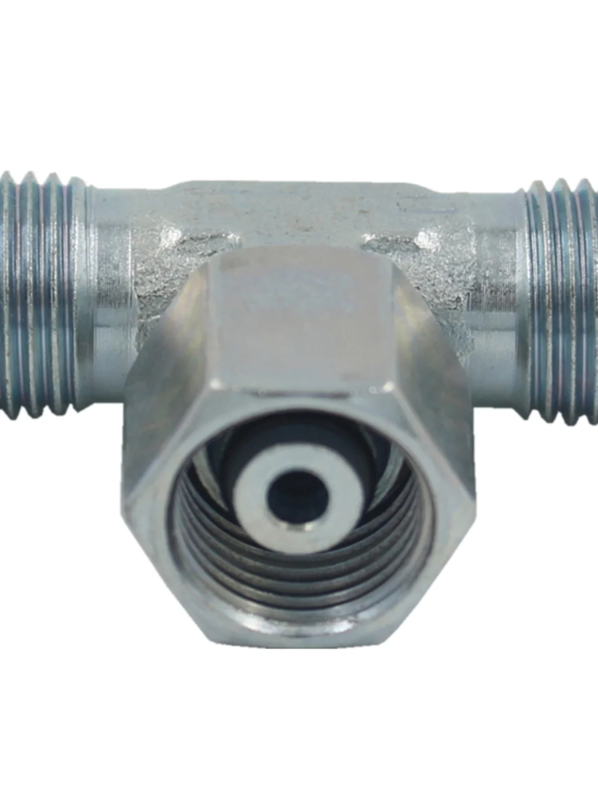 

Hydraulic Tee Combination Head with Live Nut Internal Thread