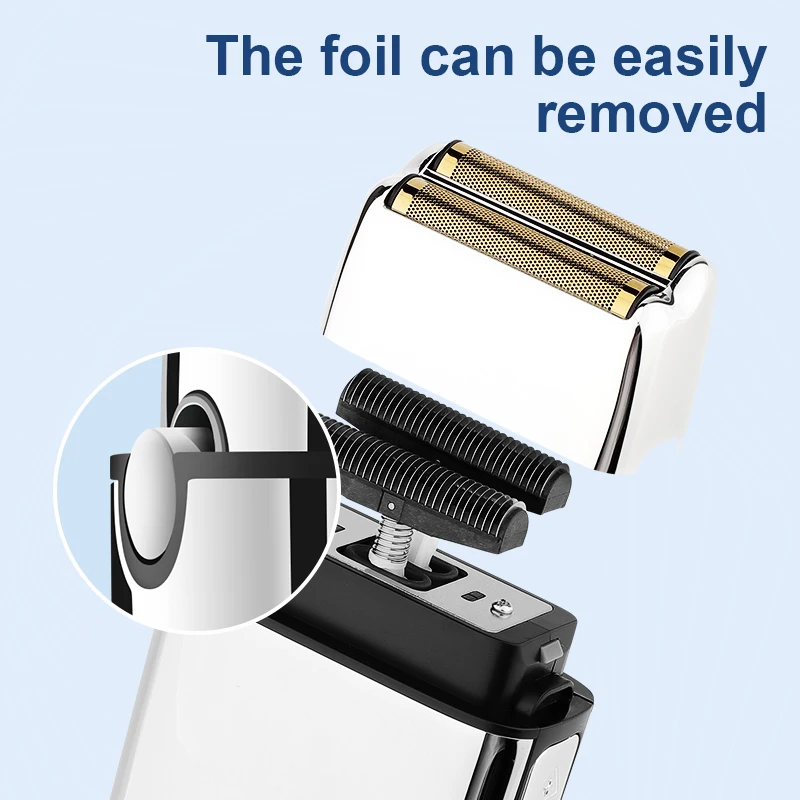 WAIKIL Professional Rechargeable Hair Clipper Shaver Blade Electric Men'S Barber Machine Hair Trimmers Razor Set