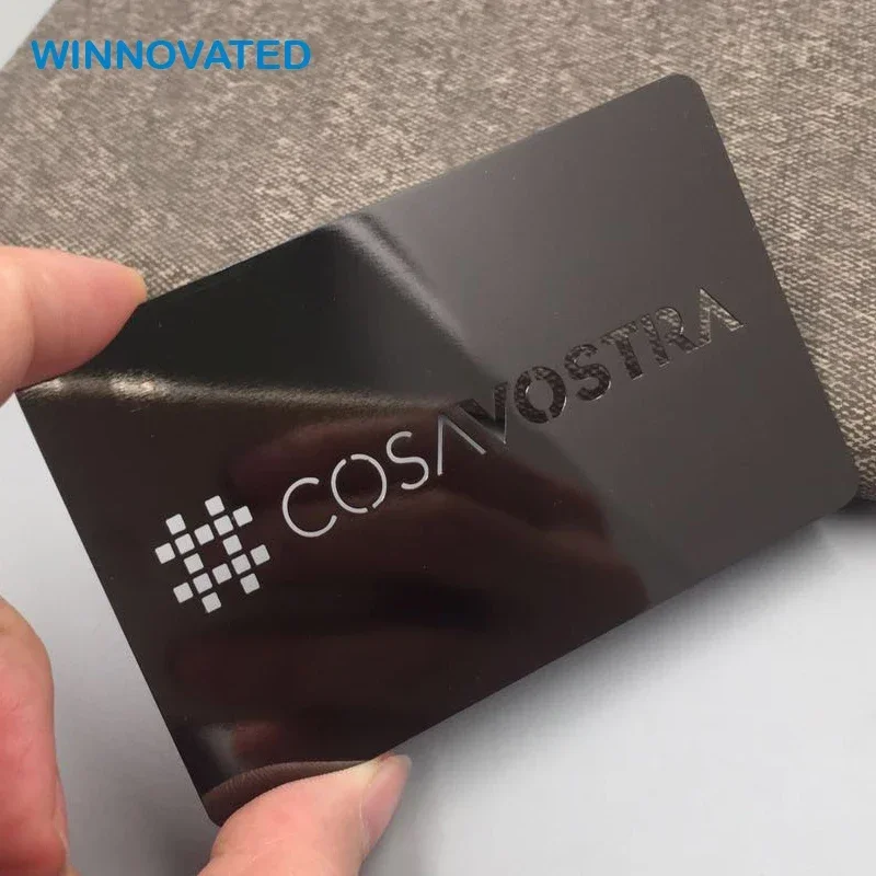 

Членство с гравировкой роскошного имени, посещаемое на заказ металлические визитные карточки с логотипом