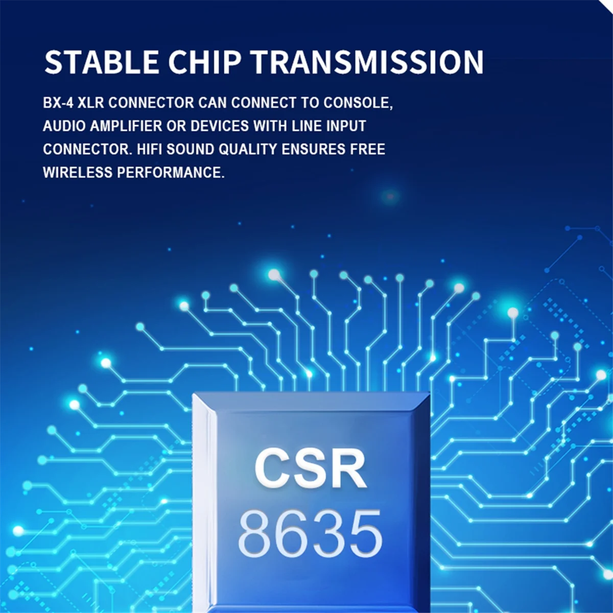 ABIY-BX-4 Ricevitore audio Bluetooth wireless per sistema audio in streaming musicale Bluetooth 4.0 Velocità di trasmissione elevata