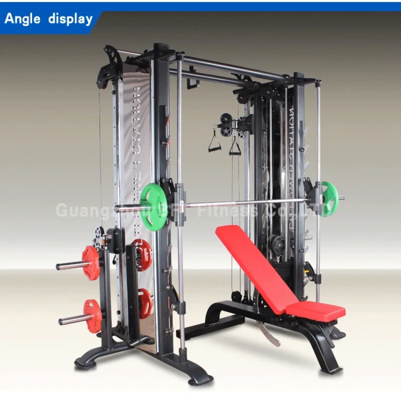 Commercial Gym Fitness Equipment Cable Crossover Multi Function Smith Machine Price