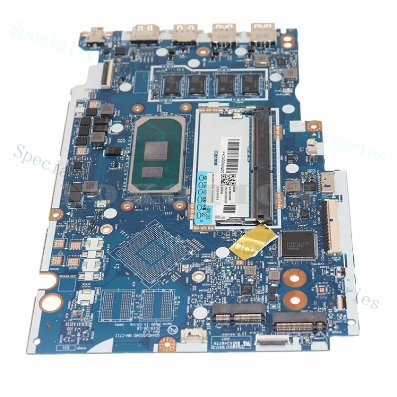 A+  GS44D GS54D NM-C711 For Lenovo S145-15IIL Laptop Motherboard With I3-1005G1 CPU