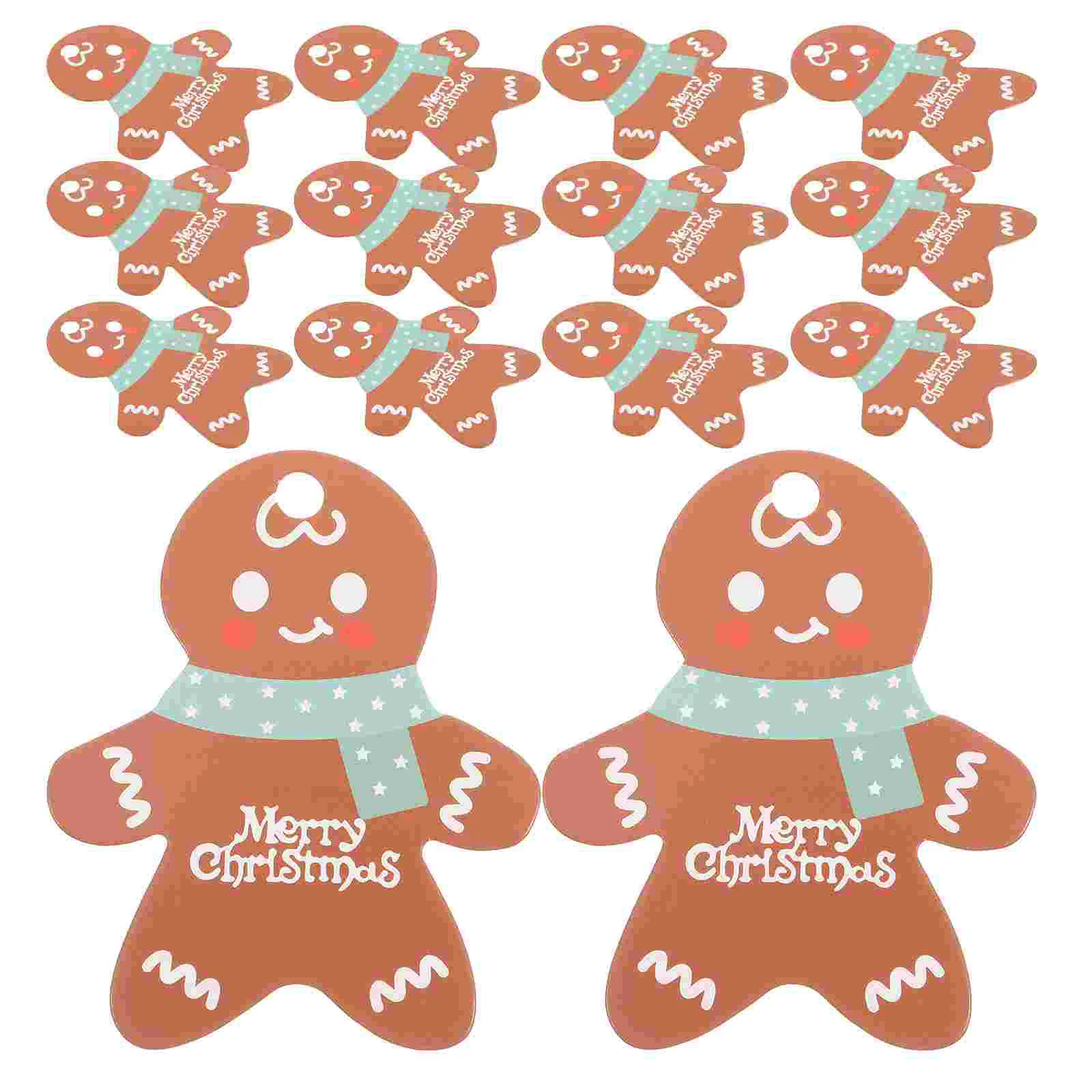 Christmas Decoration Inflatable Ornaments Hanging Tag Gingerbread Man Figure Gifts