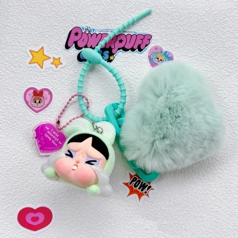 Crybaby Powerpuff Girls Car Key Cartoon Pendant Bag Pendant Doll Kawaii Backpack Decoration Ornaments Doll Girl Birthday Present