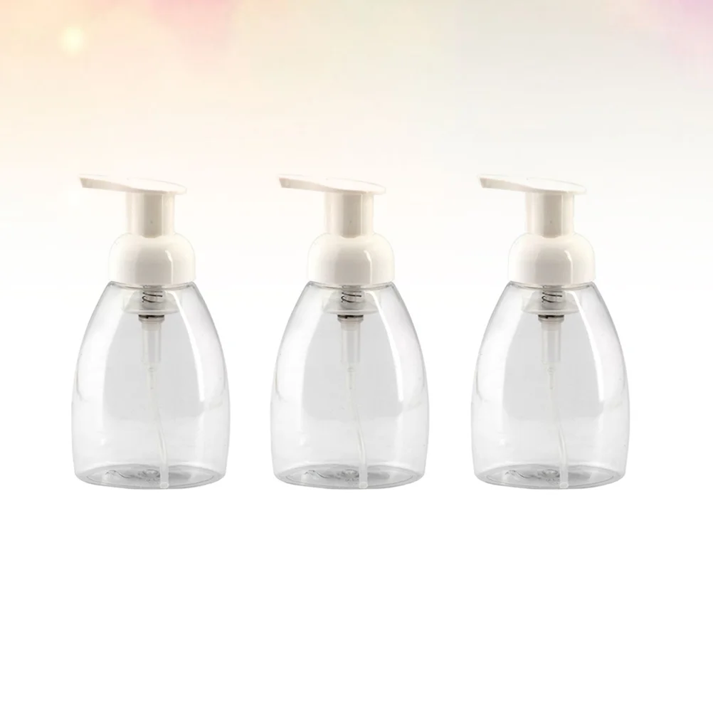 3 Pcs Refillable Bottle Hand Soap Dispenser Lotion Emulsion Cosmetics Travel