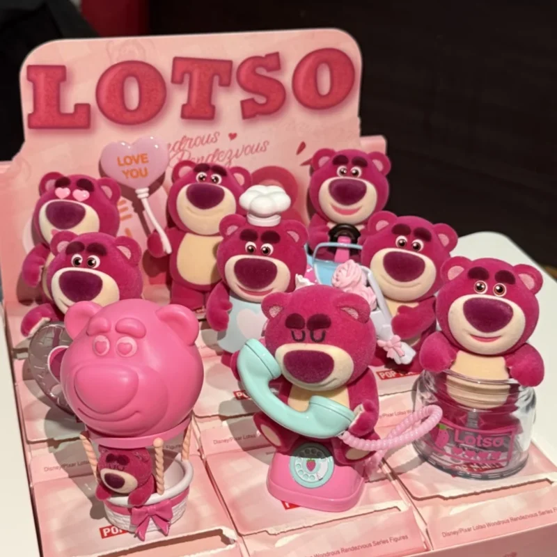 

Disney Pixar Lotso Клубничный медведь Фантастические свидания Lotso Wondrous Rendezvous Series Фигурки слепых коробок Kawaii Кукла в подарок