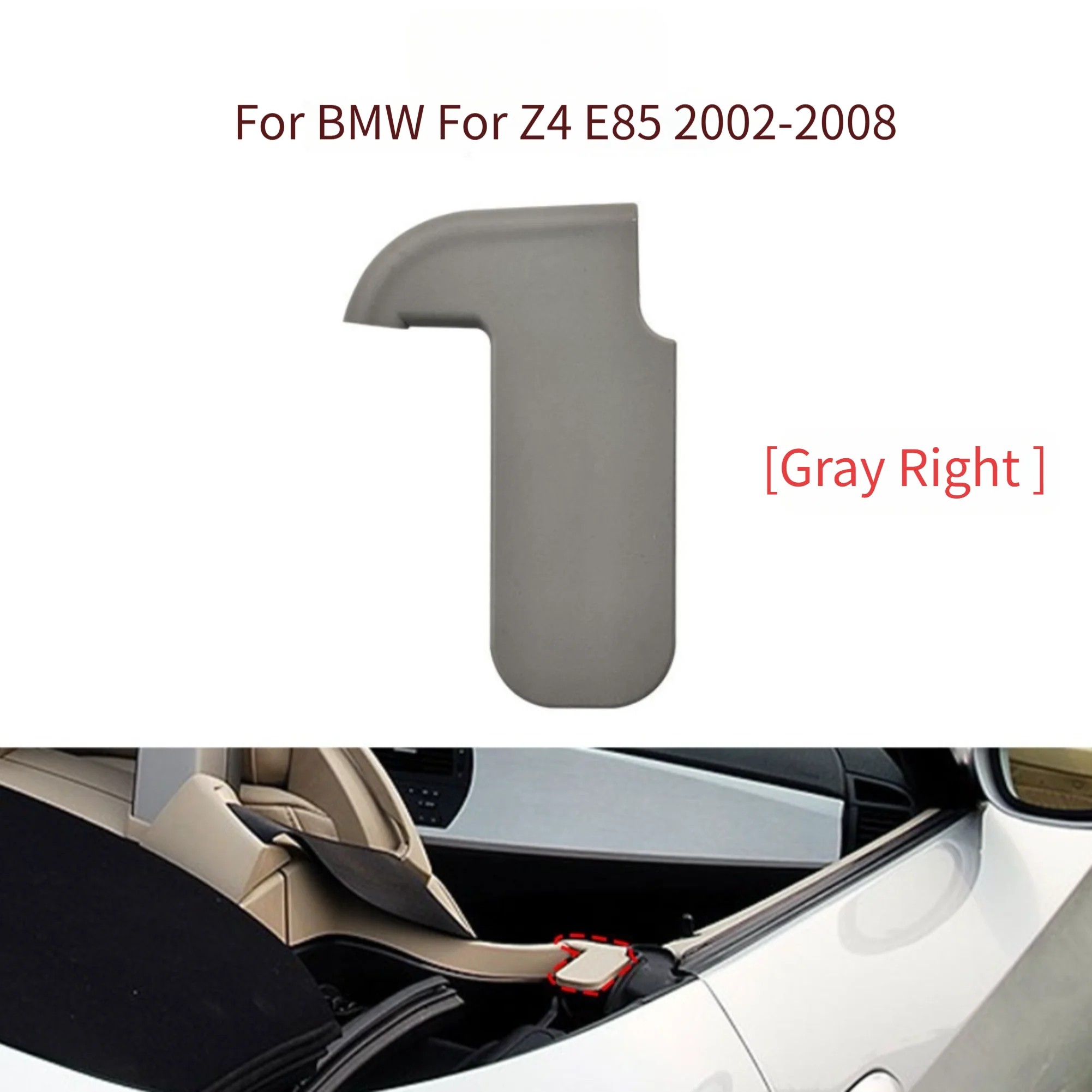 Two Piece Convertible for top Hinge Cover Set for BMW For Z4 2002-2008 OEM Referenced Design 51437079981 51437079982