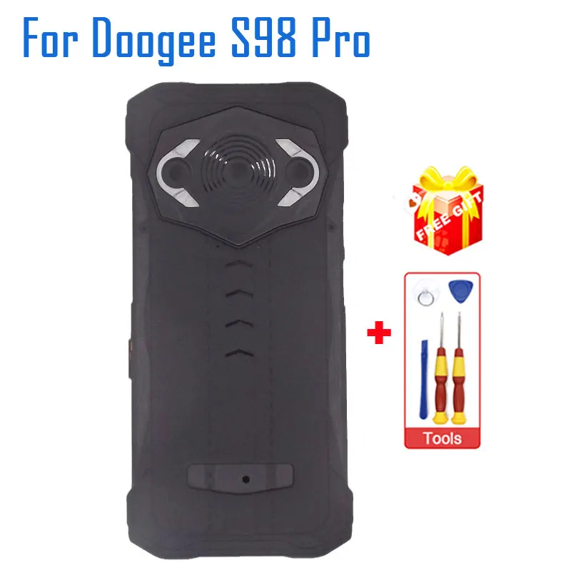 New Original DOOGEE S98 Pro Battery Cover Back Cover With Fingerprint Receiver Cable Replacement Accessories For Doogee S98 Pro