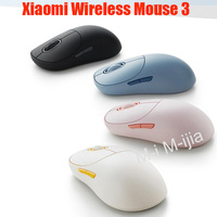 Xiaomi Wireless Mouse 3 Color Version Bluetooth Dual Mode 2.4GHz 1200DPI Ergonomic Optical Laptop Computer Soft-tone keying Game