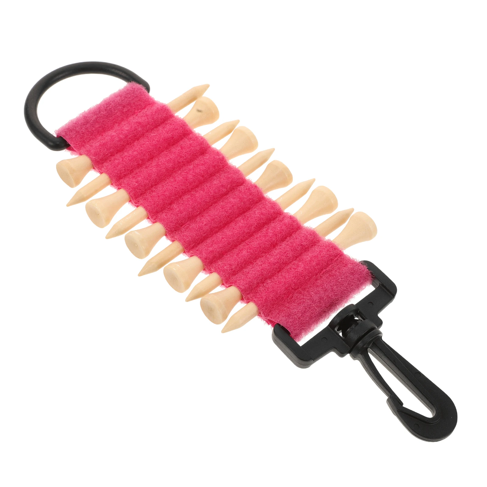 

Golf Nail Fixing Clip Gloves Portable Storage Nylon Pouch Hanging Stand Tees Supplies Carrier Golf Tee Bag Dualsided Holder