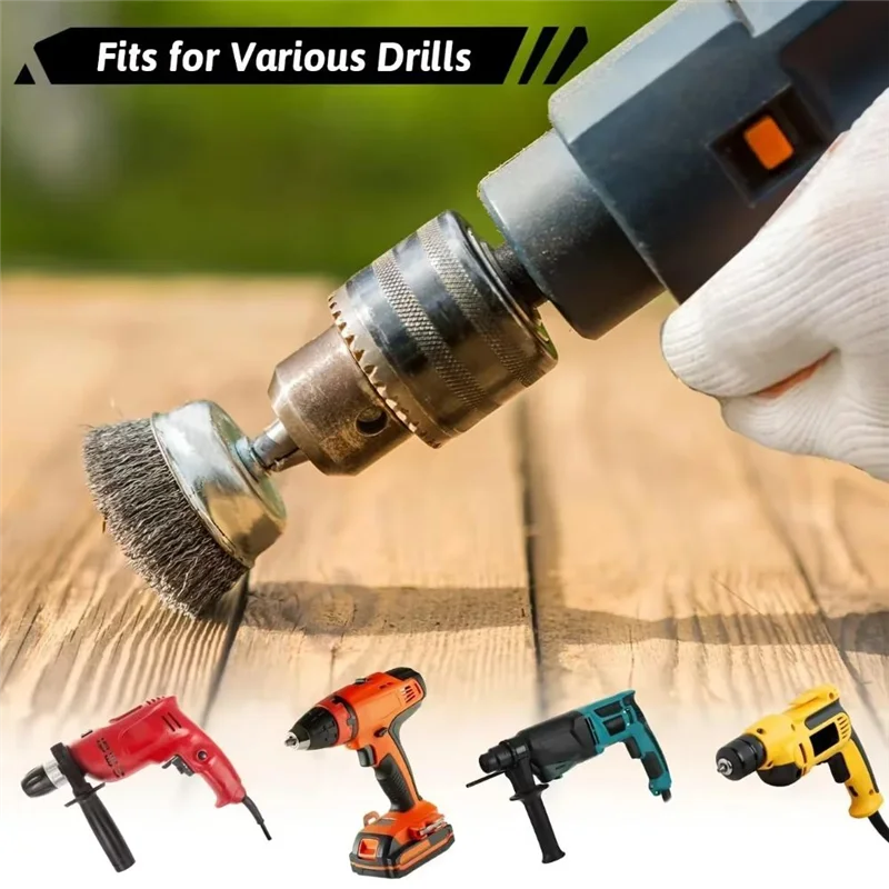 

Wire Brush For Drill 0.012 Inch Steel Crimped Wire Wheel Coarse Carbon Crimped Wire Wheel Crimped Wire Wheel-[Qahk]
