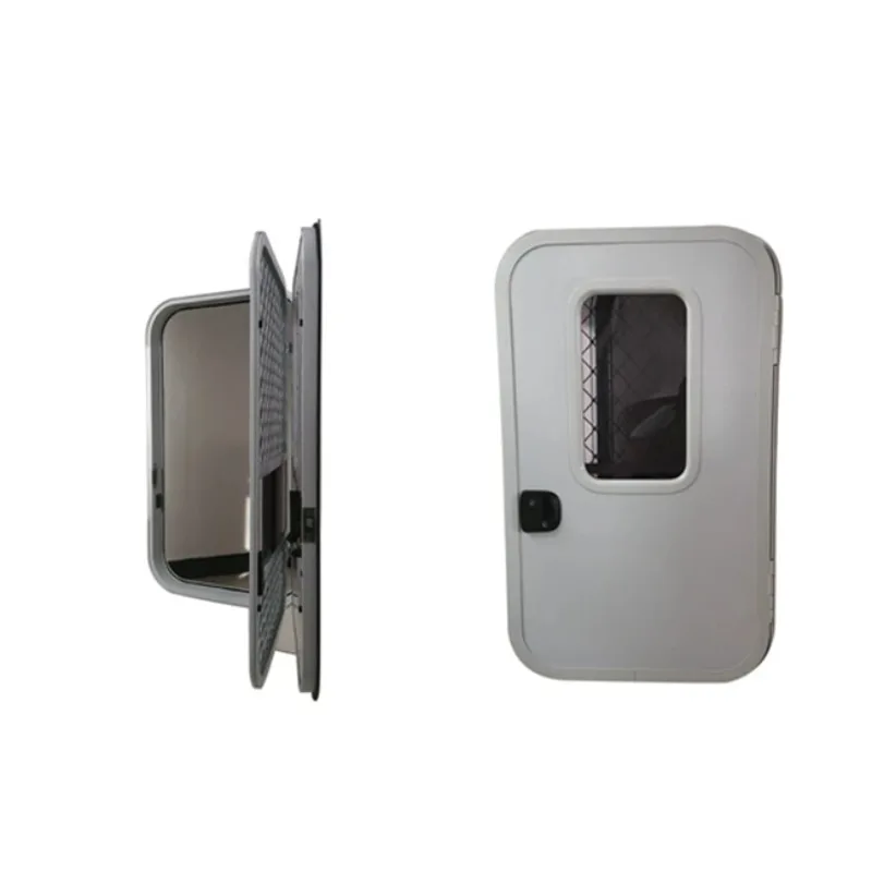 

2021 Aluminum Alloy Frame Aluminum Mesh Single Point Lock Teardrop Camper Trailer Door For Caravan