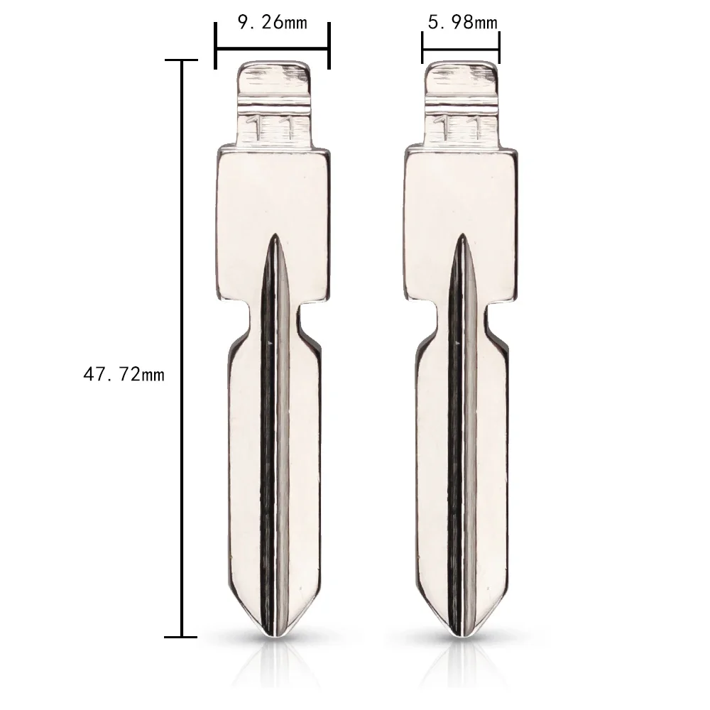 KEYYOU 1PCS NEW HU64 HU39 #20 #11 Flip Key Blade for Mercedes for Benz E Class Car Folding Key Blank No.20 11