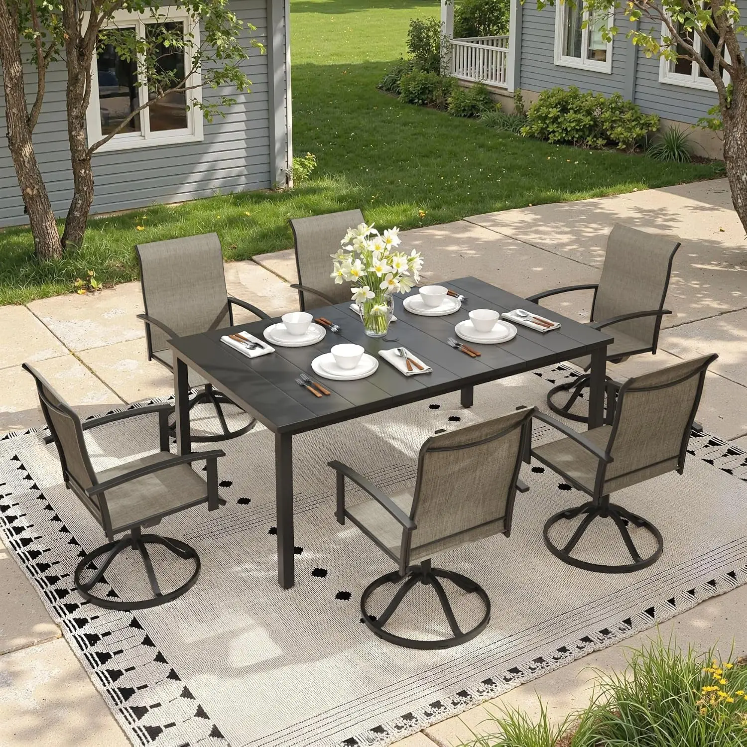 7-Piece Patio Dining Set 63