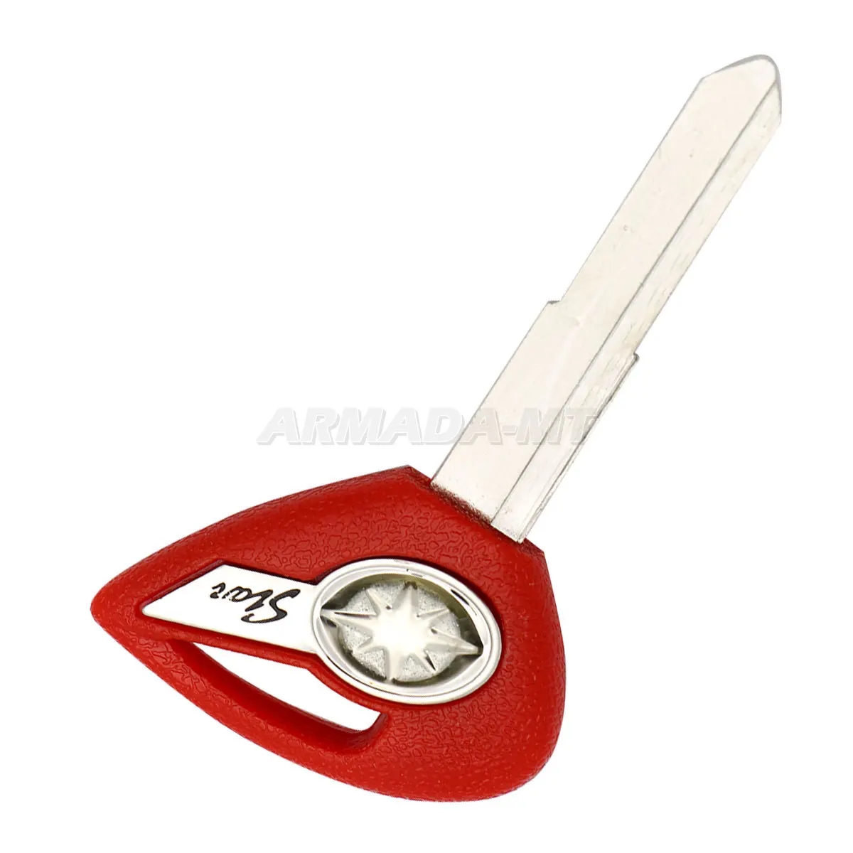 For YAMAHA Dragstar V-Star DS400 DS650 XVS400 XVS650 XV1900 XVS1300 XVS950 Black / Red Motorcycle Blank Key Uncut Blade