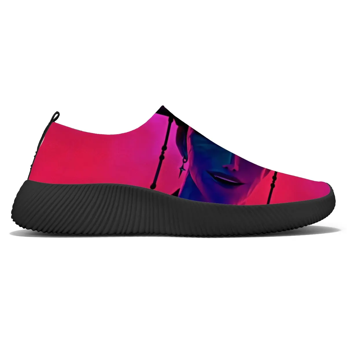

Bright-colored, Fashionable Niche Flat-bottomed Low-top Woven Cartoon-designed Lace-up Casual Shoes for The Witch Hunter Team
