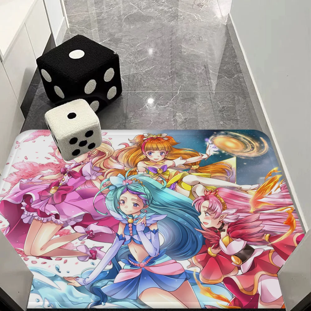 Precure Hirogaru Sky! Entrance Door Mat Nordic Style Bedroom Living Room Doormat Home Balcony Anti-Slip Modern Home Decor