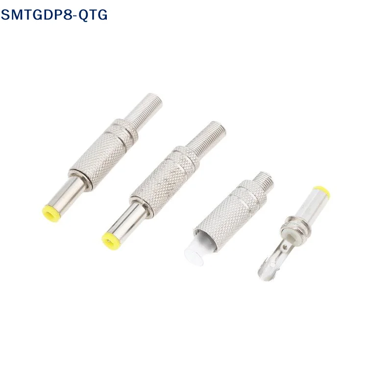 NEW 10Pcs 55x21mm 55x25mm Durable Metal DC Power Plugs Jack Connector For DIY Electronics Repair Projects Power Wiring Projects