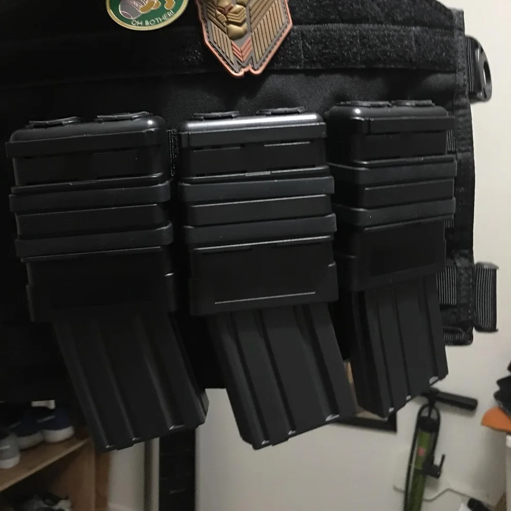Kotak aksesori FMA fastmag, kotak magasin 5.56, kotak klip duplex molle untuk kaos dalam, kotak pelepas cepat M4