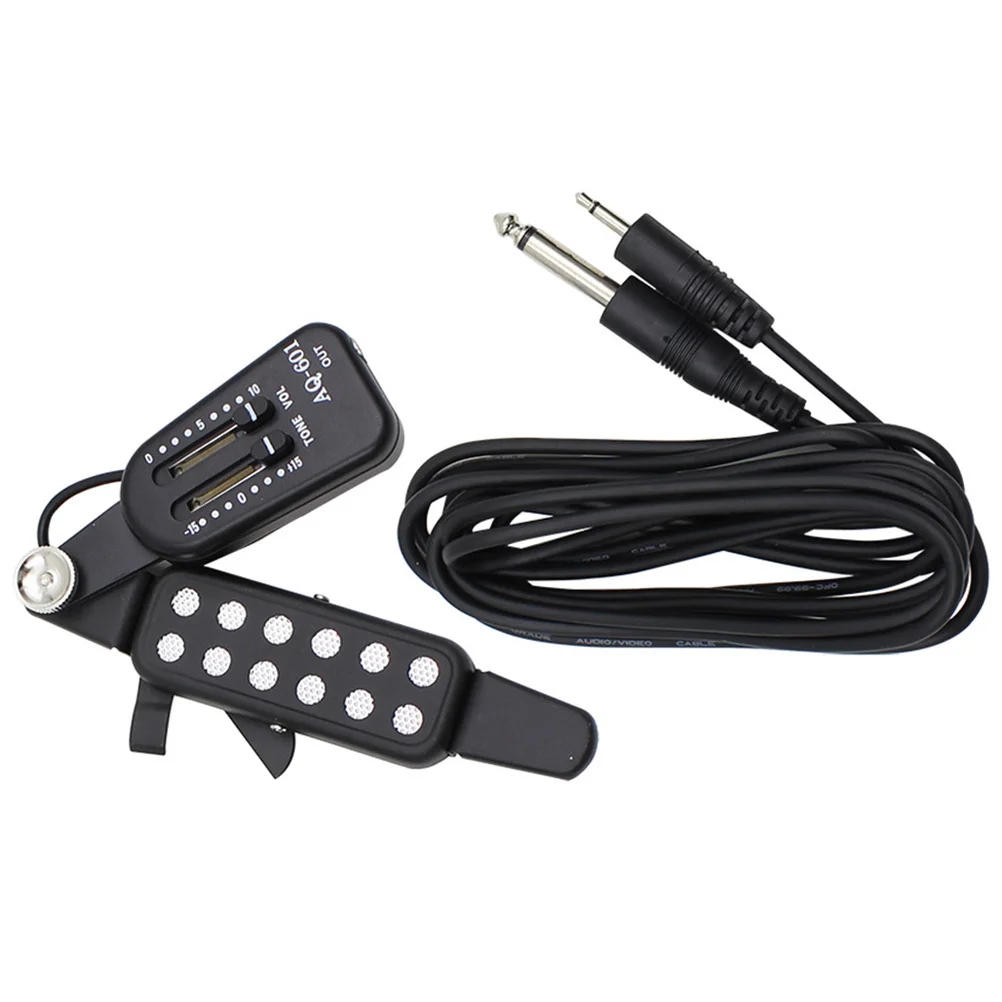 

Folk Classical Acoustic Guitar Sound Hole Pickup Professional Durable Wear Resistant Acoustic Guitar Pickup Transducer Music