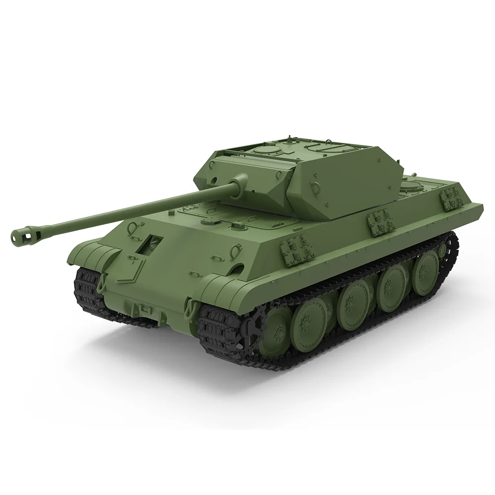1/220 1/160 1/87 MRY-SFW SS370 Railway Military Model Kit Germany Ersatz Panther M10 Medium Tank