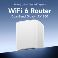 BtiNet Wifi6 AX1800 OpenWRT  Firmware  Router Dual core four thread MTK  Integrated 512M DDR3 Memory  Dual Band wifi router