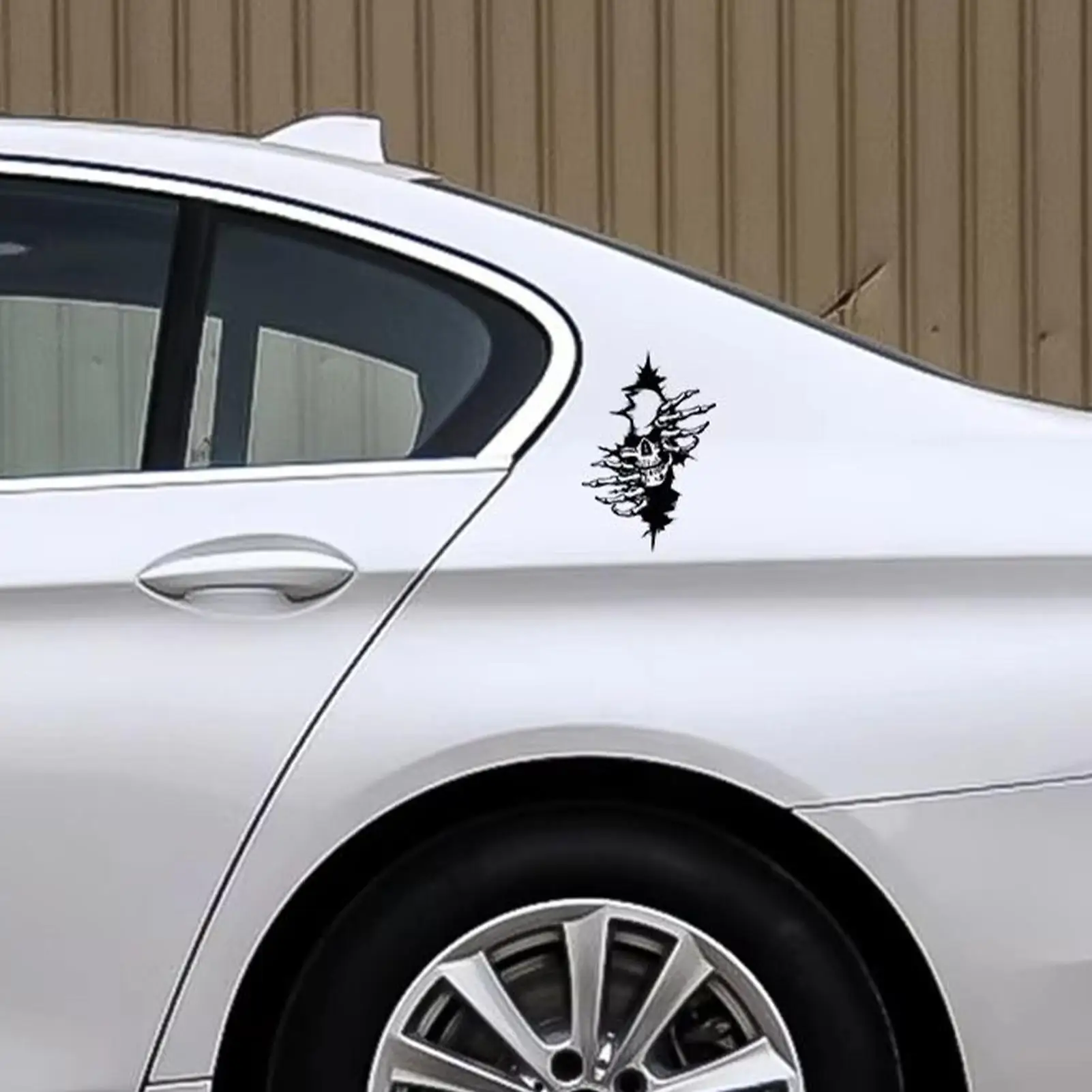 

Череп автомобильная наклейка Хэллоуин жуткий стикер украшения внедорожник наклейки для автомобиля грузовик внедорожник мотоцикл транспортные средства окно внешний капот кузов