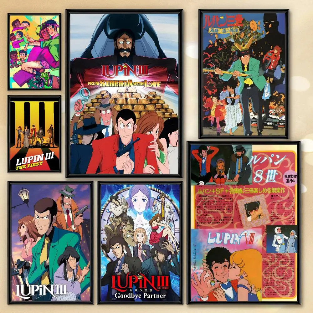 L-Lupin The Third Door Upright Wall Display Affordable Wall Art Creative Room Accent Poster