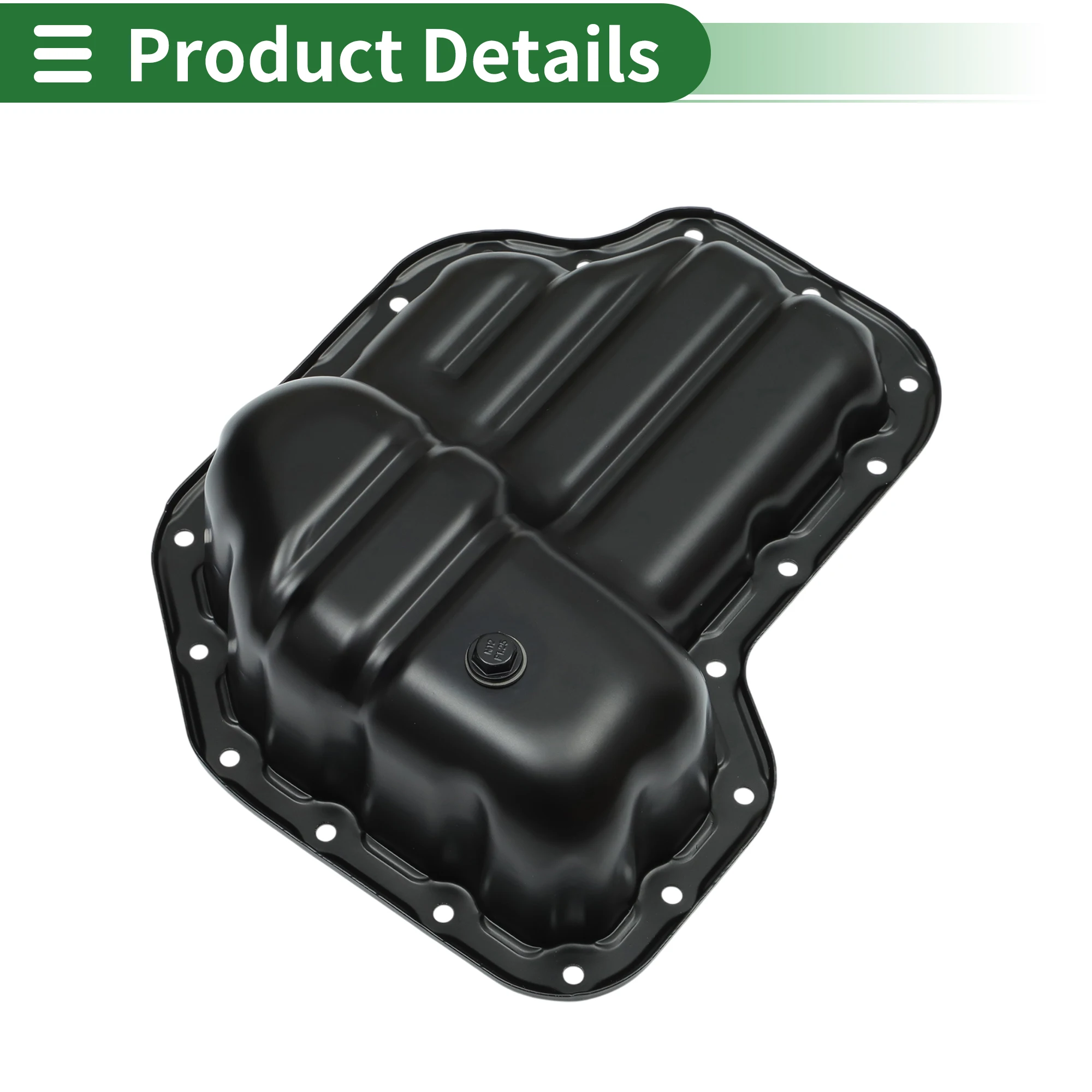 

UXCELL No1210250130 Масляный поддон двигателя, масляный поддон, поддон трансмиссии для Toyota 4Runner V8 4,7 л 2003-2009, железный черный