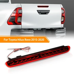 For Toyota Hilux Revo 2015 2016 2017 2018 2019 2020 Car LED Bumper Light Brake Dynamic Turn Signal Indicator Reflector