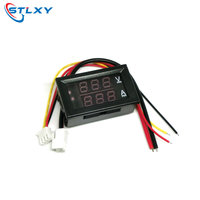 Mini Digital Voltmeter Ammeter DC 100V 10A Panel Amp Volt Voltage Current Meter Tester Detector 0.56\