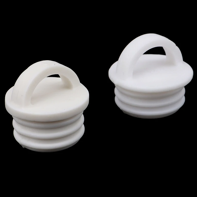 【L】5 Stück weiße Silikon-Wasserstopper für Wischeimer, Abflussstopfen-Abdeckung mit Wassertropfen-Design für Badezimmer- und Küchenzubehör