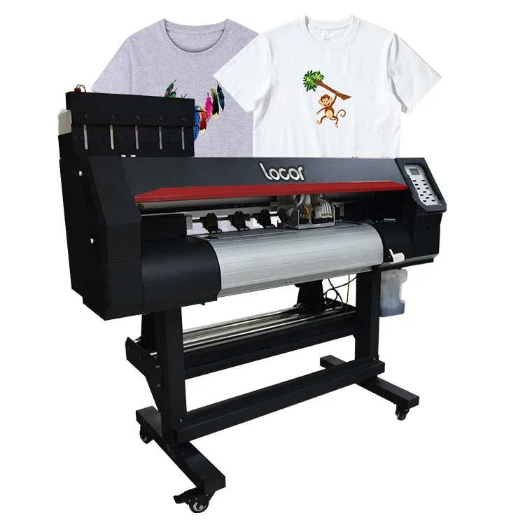 New Design 2ft Double I3200 DTF Printer T Shirt Textile Printing with Shake Powder Machine