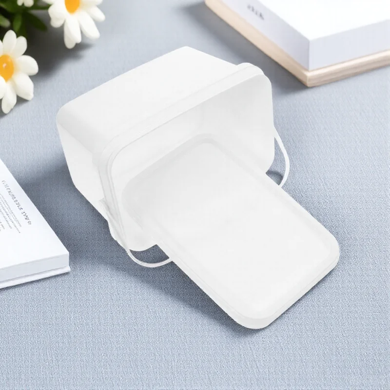 

Bucket With Lid Plastic Storage Container For Oil Paint Pigment Mixing Art Outdoor Lightweight Handheld Square Container