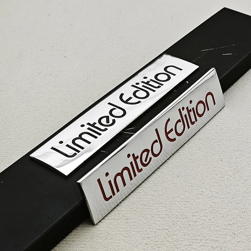 ملصق سيارة معدني ثلاثي الأبعاد إصدار محدود شعار شارة شارة لسيارات BMW Audi VW Honda Opel Toyota Chevrolet Ford Hyundai Accessory #3