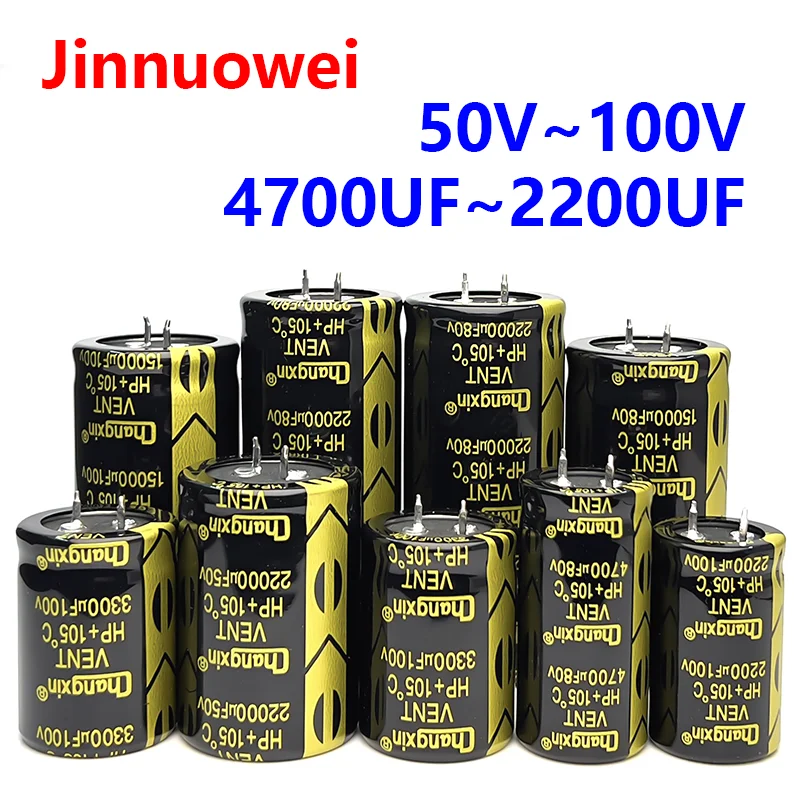 2200UF 3300UF 4700UF 6800UF 10000UF 15000UF 22000UF Audio Amplifier Capacitor 50V 63V 80V 100V
