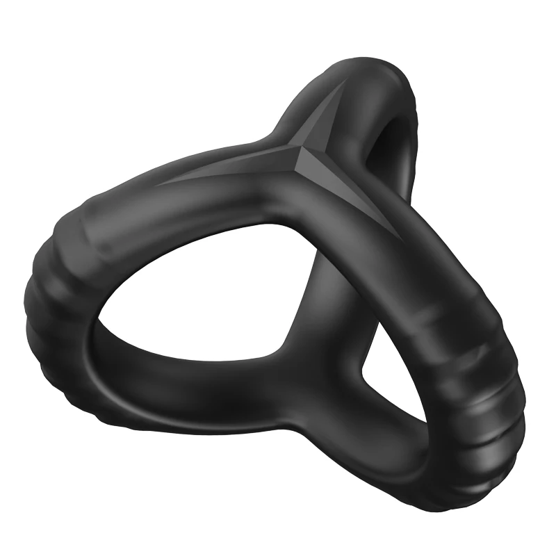 Black Silicone Cock Ring Delay Ejaculation Semen Lock Ring Reusable Cockring Men Penis Ring Sex Toys for Couples Sexshop image 5