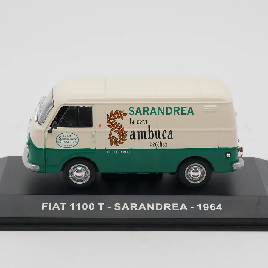 Ixo 1:43 Fiat 1100 T Sarandrea 1964 Diecas Car Model Metal Toy Vehicle