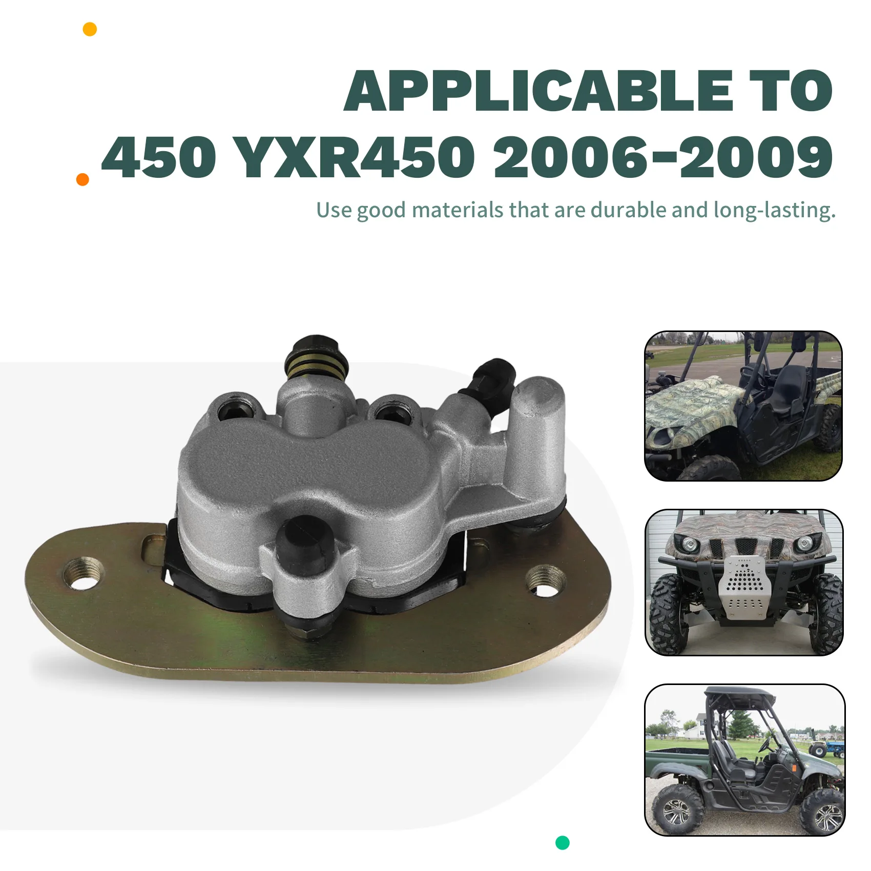 

AM-Motorcycle Brake Caliper 5B4-2580T-01-00 For Side Rhino 450 660 700 YXR450 YXR660 YXR700 5B4-2580U-01-00
