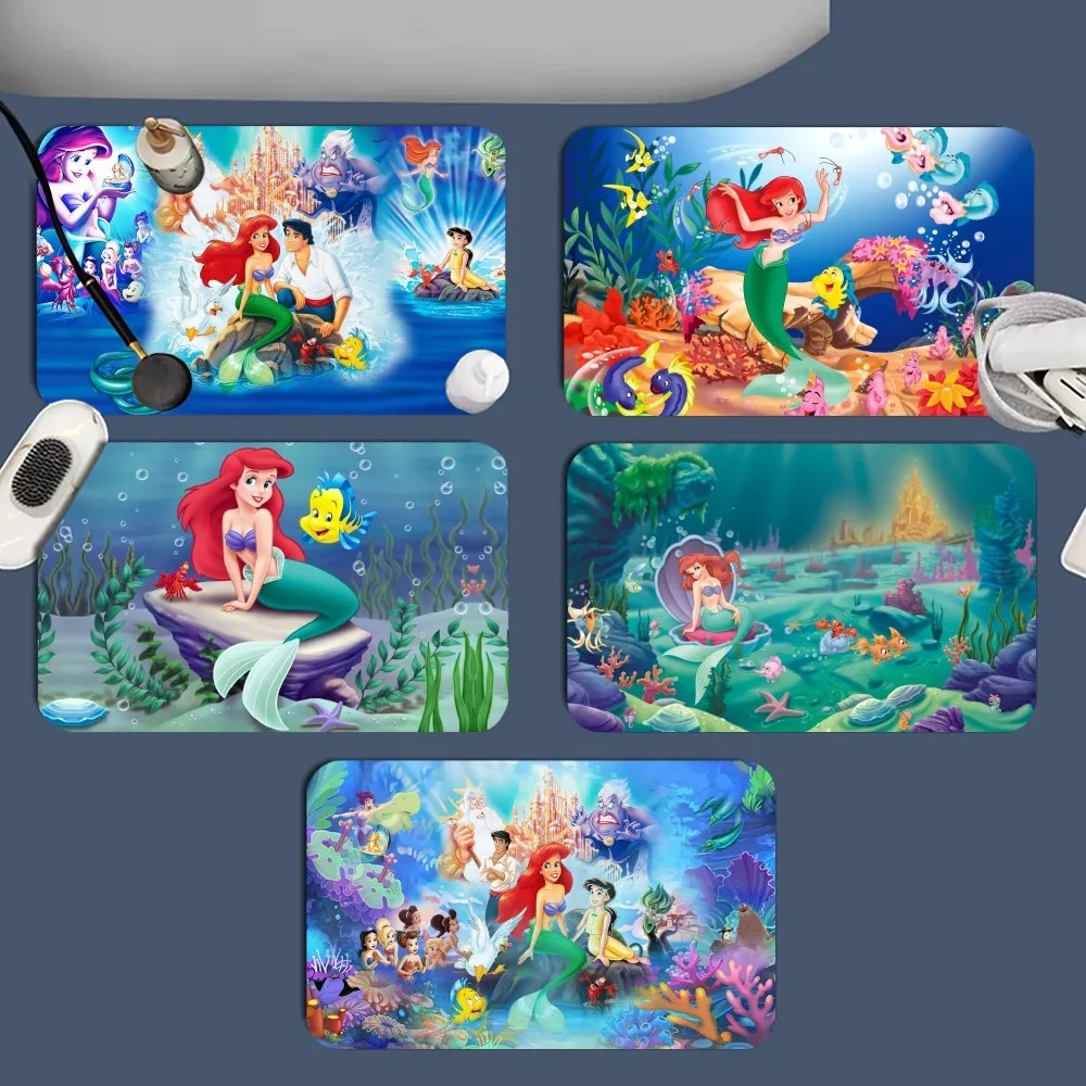 Disney The Little Mermaid Floor Mat Anti-Slip Kitchen Bedroom Handmade Tufted Rug Carpet Living Room Entrance Rug