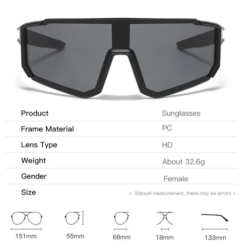 الرياضة في الهواء الطلق حملق النظارات الشمسية النساء للرجال العلامة التجارية الفاخرة مصمم خمر نظارات شمسية شعبية الشرير التزلج يندبروف ظلال